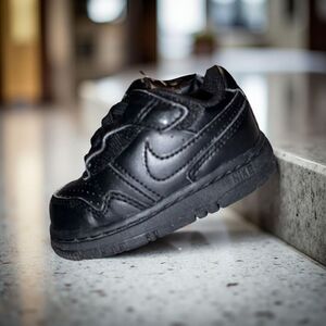 2011 Infant Black/Black Jordan 1 Low Alt Sneaker Size 4C